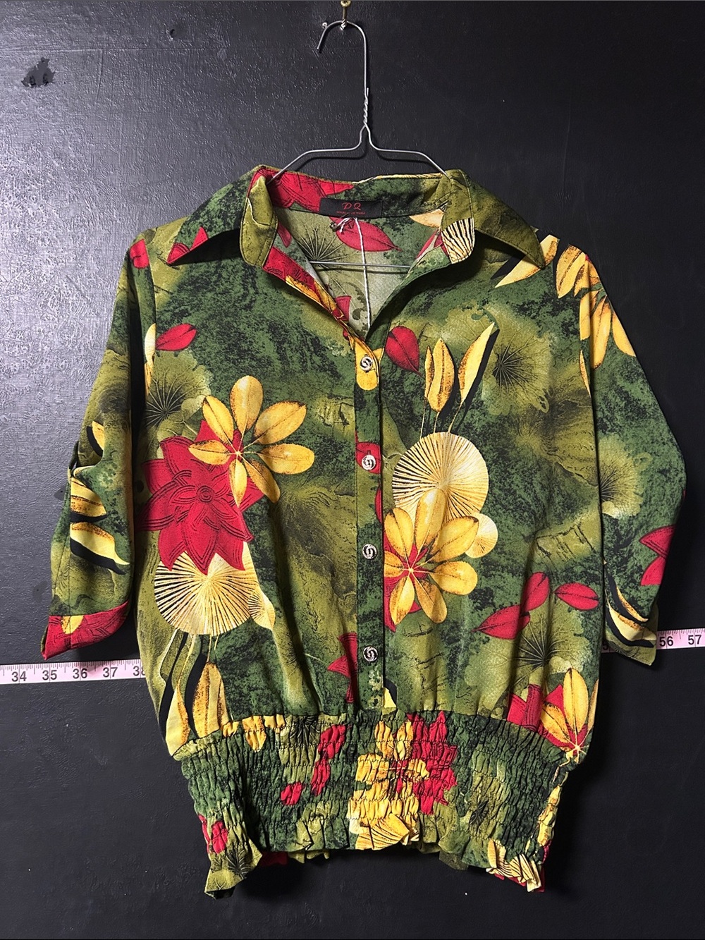 Floral button up